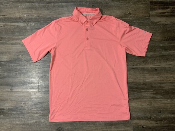 Walter Hagen Other - Walter Hagen Golf Polo Shirt Mens S Coral Pink Lightweight Country Club
